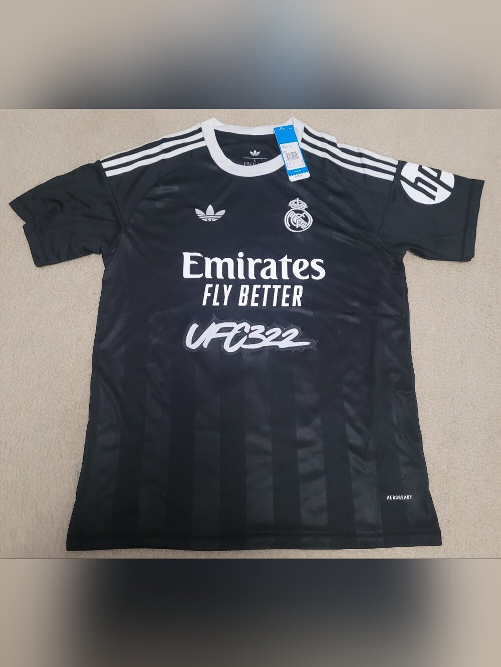 Adidas Real Madrid Islam Makhachev 25/26 Away Soccer Jersey Men L